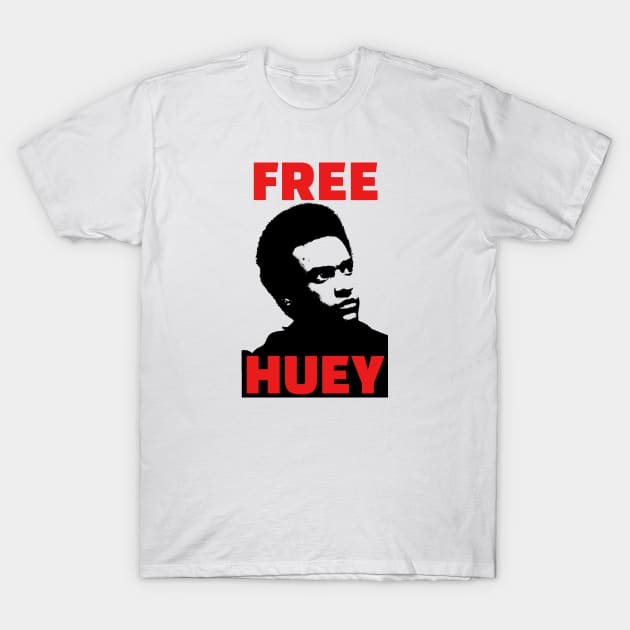 Free Huey, Black History, Civil Rights T-Shirt by UrbanLifeApparel